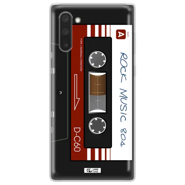 Ruck Music Cassette Samsung Note 10 Clear TPU Case