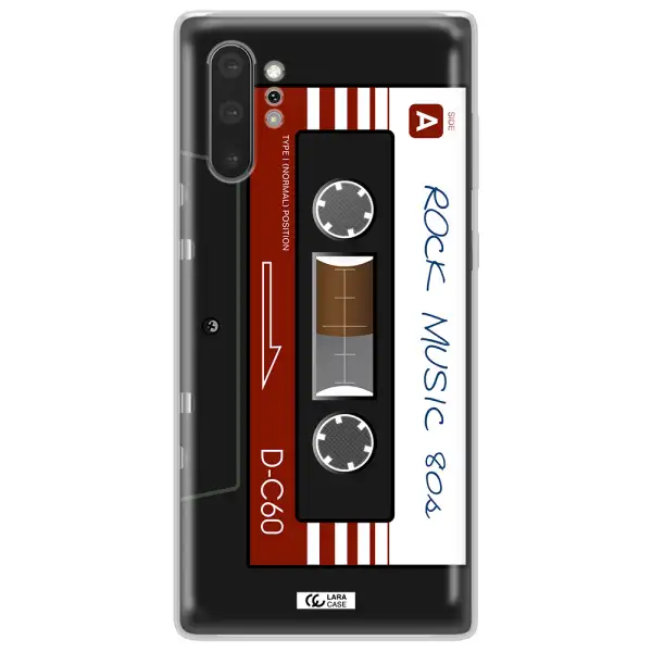 Ruck Music Cassette Samsung Note 10 Plus Clear TPU Case