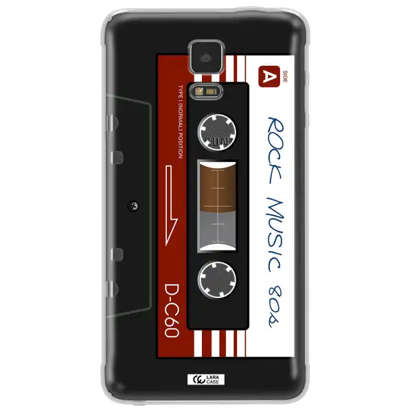 Ruck Music Cassette Samsung Note 4 Clear TPU Case