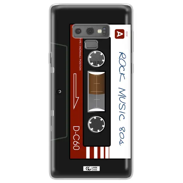 Ruck Music Cassette Samsung Note 9 Clear TPU Case