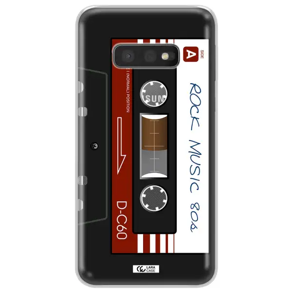Ruck Music Cassette Samsung S10e Clear TPU Case