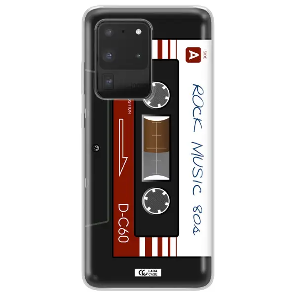 Ruck Music Cassette Samsung S20 Ultra Clear TPU Case