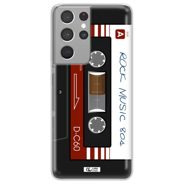 Ruck Music Cassette Samsung S21 Ultra Clear TPU Case