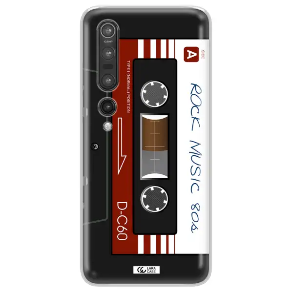 Ruck Music Cassette Xiaomi Mi 10 Pro Clear TPU Case