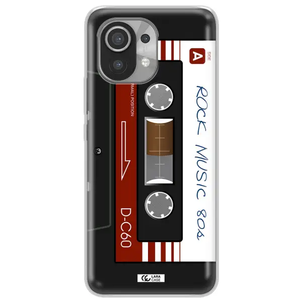 Ruck Music Cassette Xiaomi Mi 11 Clear TPU Case