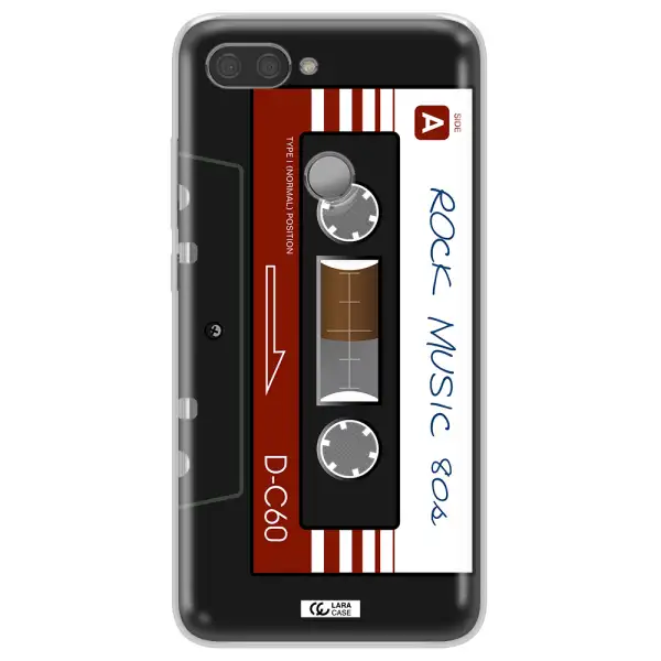 Ruck Music Cassette Xiaomi Mi 8 Lite Clear TPU Case
