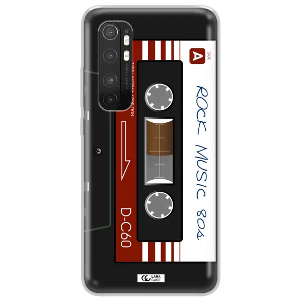 Ruck Music Cassette Xiaomi Mi Note 10 Lite Clear TPU Case