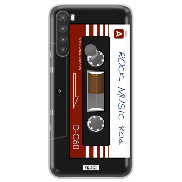 Ruck Music Cassette Xiaomi Note 8 Clear TPU Case