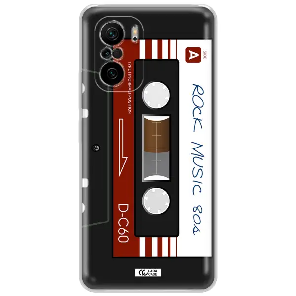 Ruck Music Cassette Xiaomi Poco F3 Clear Tpu Case