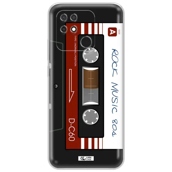 Ruck Music Cassette Xiaomi Redmi 10C Clear TPU Case