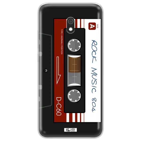 Ruck Music Cassette Xiaomi Redmi 8A Clear TPU Case