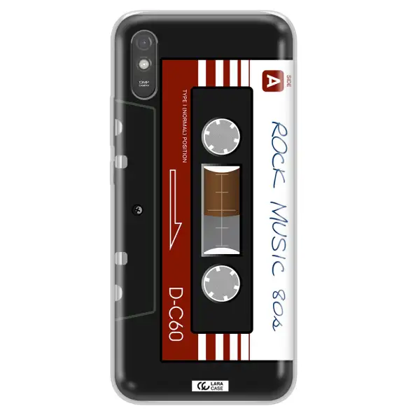 Ruck Music Cassette Xiaomi Redmi 9A Clear TPU Case