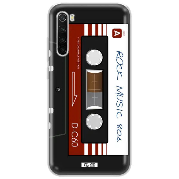 Ruck Music Cassette Xiaomi Redmi Note 8T Clear Tpu Case