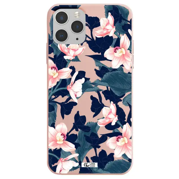Orchid Apple iPhone 11 pro Silicone pastel pink Case
