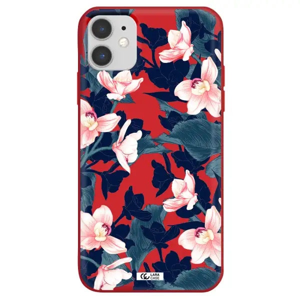 Orchid Apple iPhone 11 Silicone Imperial Red Case