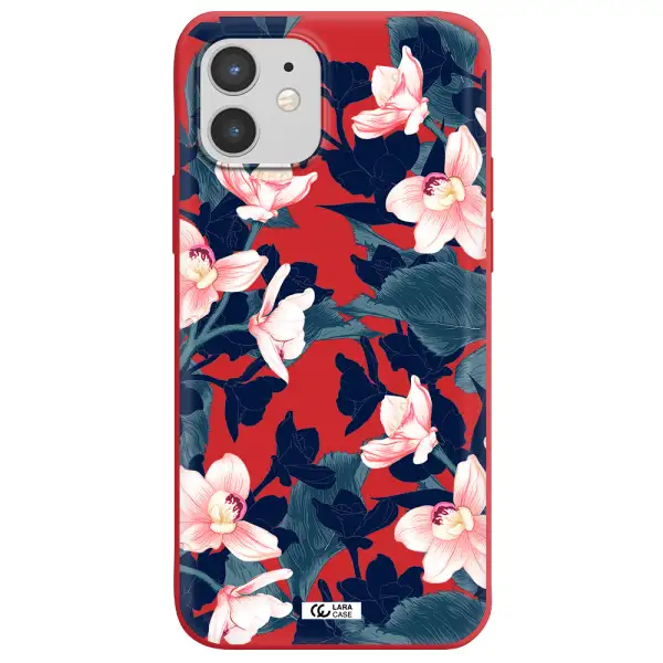 Orchid Apple iPhone 12 mini Silicone Imperial Red Case