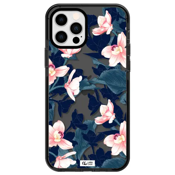Orchid Apple iPhone 12 pro impact Smoke Black Case