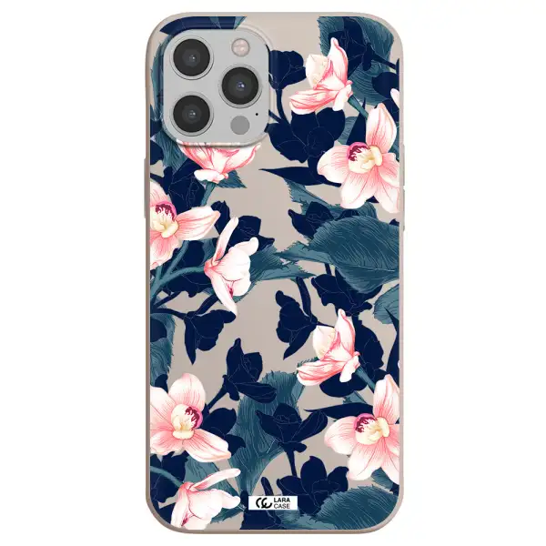 Orchid Apple iPhone 12 pro Silicone Stone Case