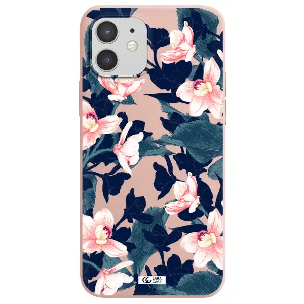 Orchid Apple iPhone 12 Silicone pastel pink Case
