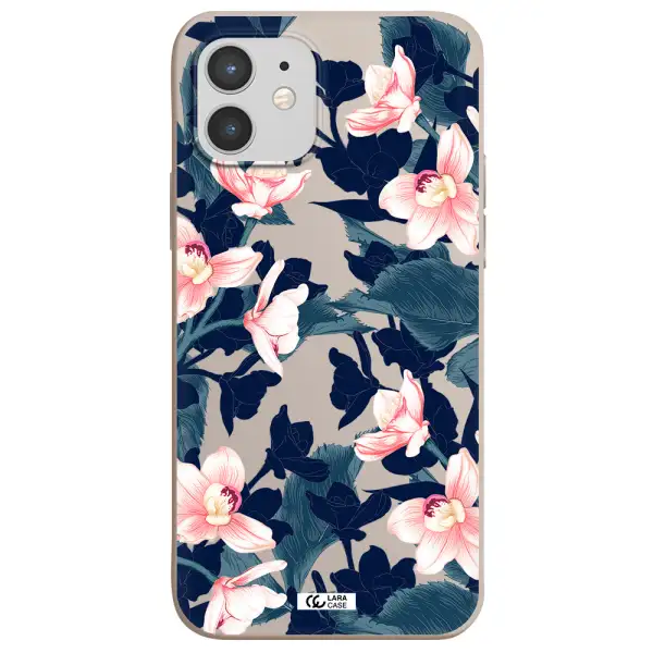 Orchid Apple iPhone 12 Silicone Stone Case