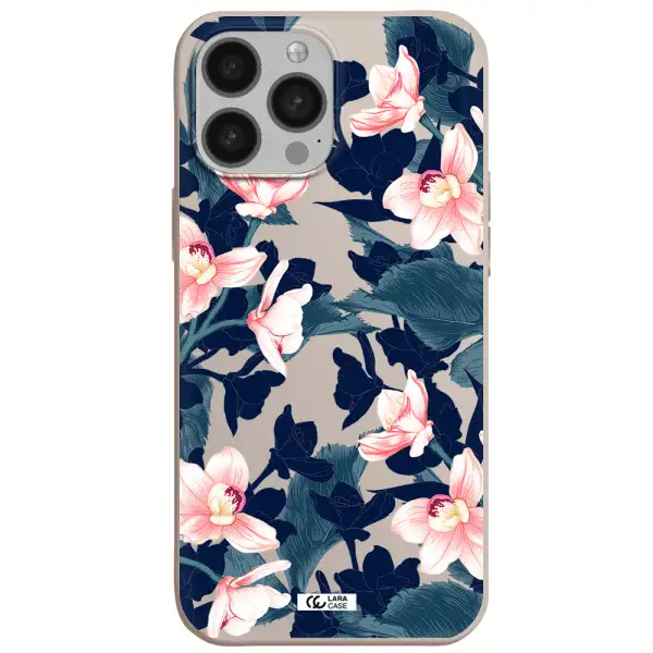 Orchid Apple iPhone 13 Pro Max Silicone Stone Case