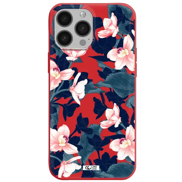 Orchid Apple iPhone 13 Pro Silicone Imperial Red Case