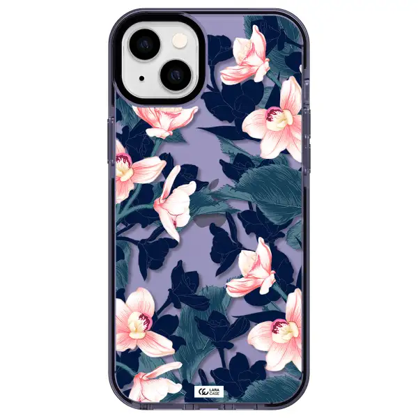 Orchid Apple iPhone 14 plus impact Lilac Case