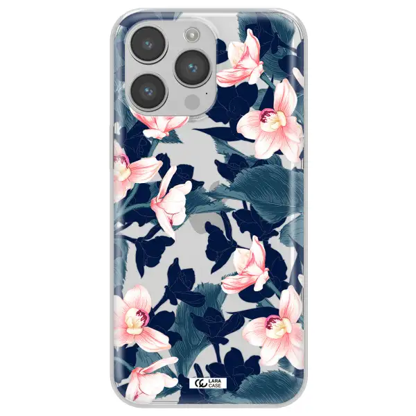 Orchid Apple iPhone 14 pro max Clear TPU Case