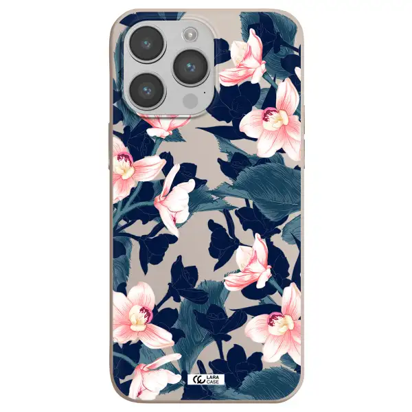 Orchid Apple iPhone 14 pro max Silicone Stone Case