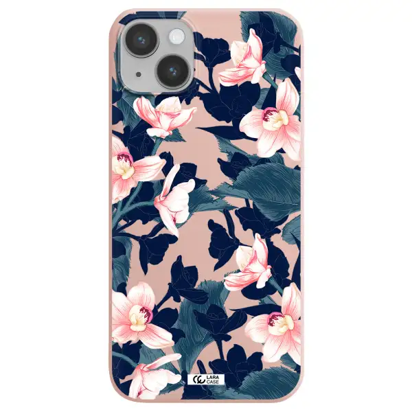Orchid Apple iPhone 14 Silicone pastel pink Case