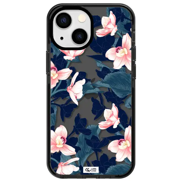 Orchid Apple iPhone 15 impact Smoke Black Case