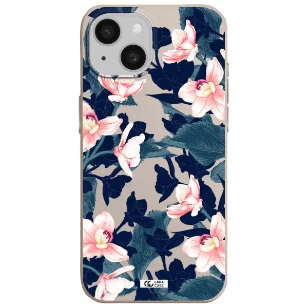 Orchid Apple iPhone 15 Silicone Stone Case