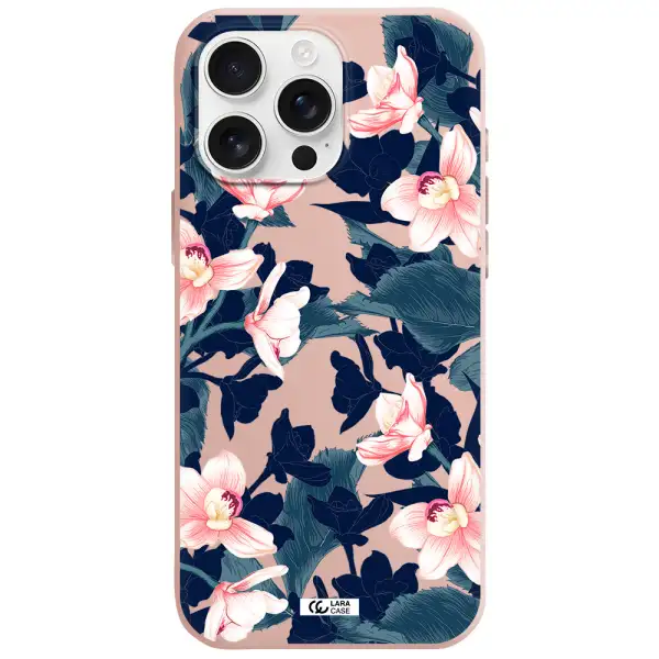 Orchid Apple Iphone 16 Pro Max Silicone Pastel Pink Case