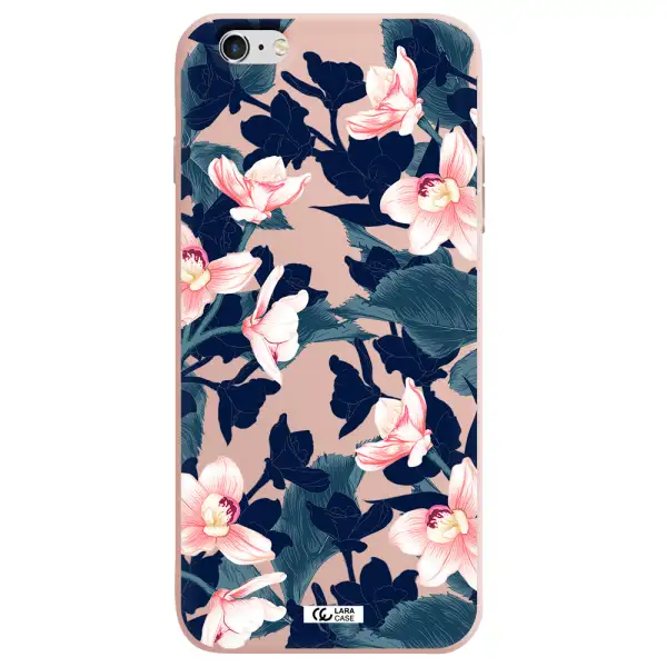Orchid Apple iPhone 6 plus Silicone pastel pink Case