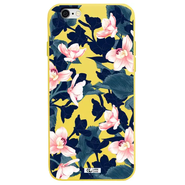 Orchid Apple iPhone 6 Silicone canary yellow Case