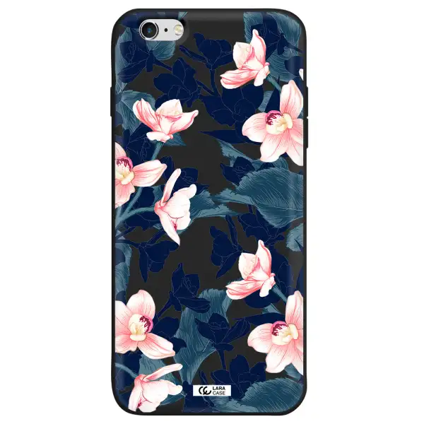 Orchid Apple iPhone 6S Silicone black Case