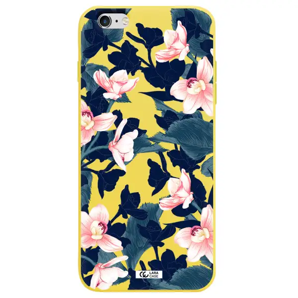 Orchid Apple iPhone 6S Silicone canary yellow Case