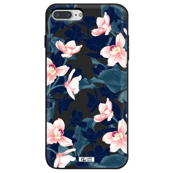 Orchid Apple iPhone 7 plus Silicone black Case