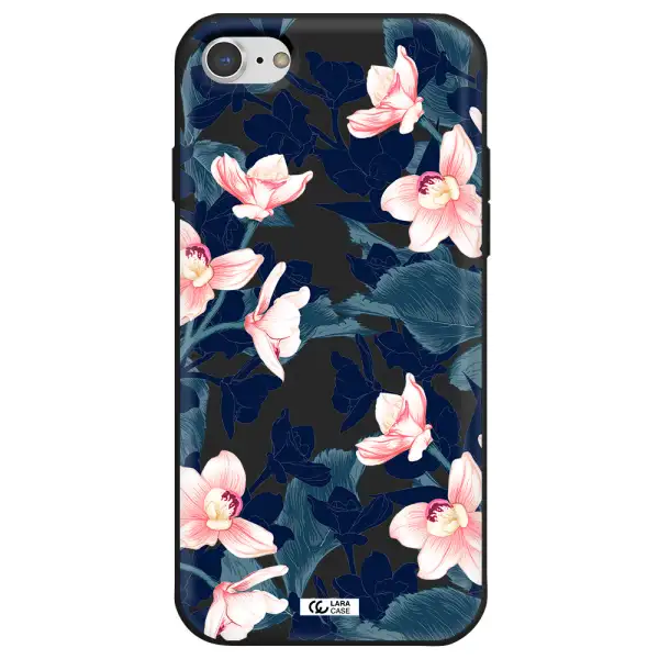 Orchid Apple iPhone 7 Silicone black Case