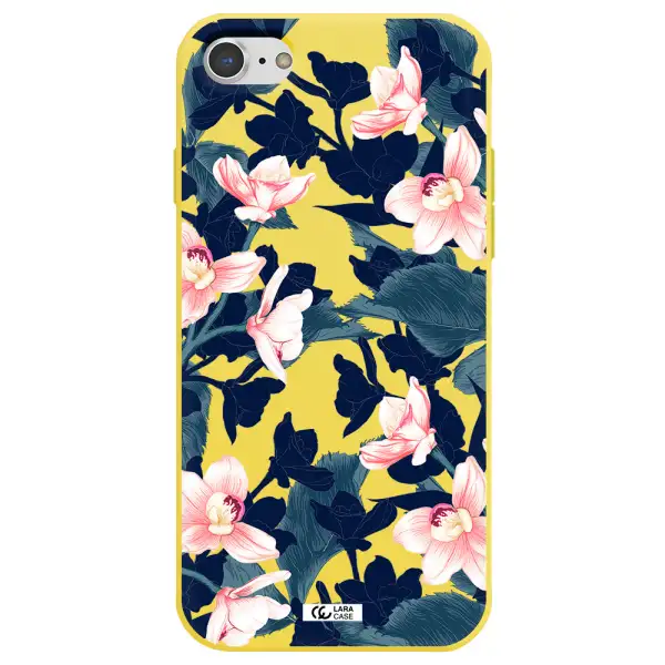 Orchid Apple iPhone 7 Silicone canary yellow Case