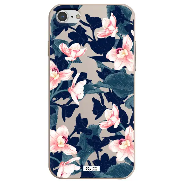 Orchid Apple iPhone 8 Silicone Stone Case