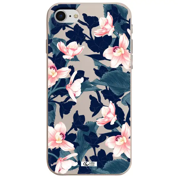 Orchid Apple iPhone se 2020 Silicone Stone Case