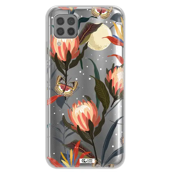 Moon Butterfly Flower Huawei P40 Lite Clear TPU Case