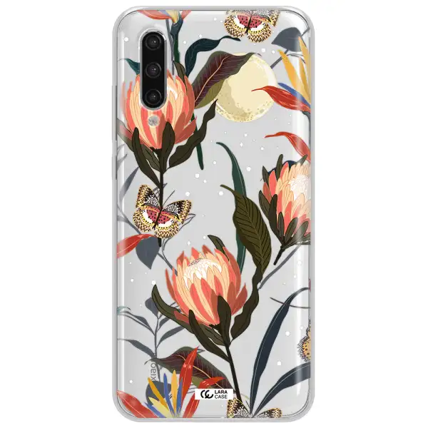 Moon Butterfly Flower Xiaomi Mi 9 Lite Clear Tpu Case
