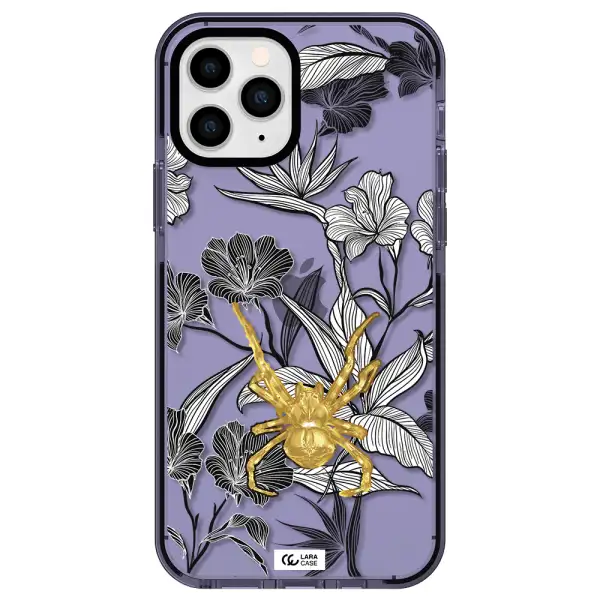 Golden Spider Apple iPhone 11 pro impact Lilac Case