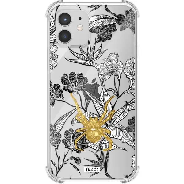 Golden Spider Apple iPhone 12 Clear PC Case