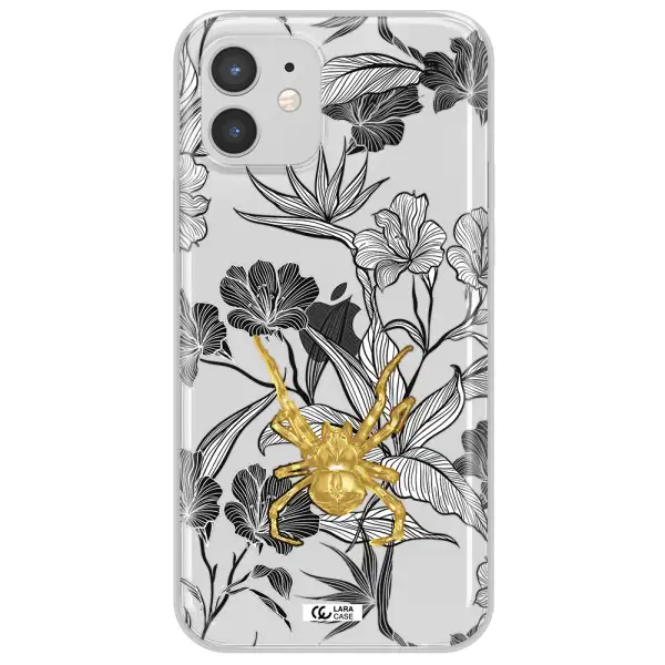 Golden Spider Apple iPhone 12 Clear TPU Case