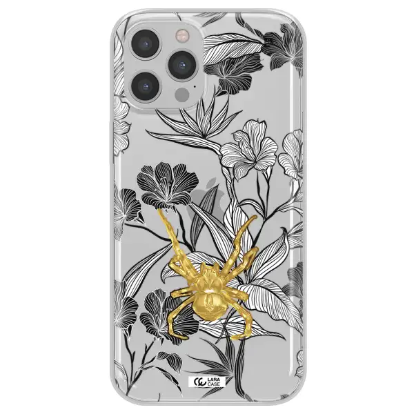 Golden Spider Apple iPhone 12 pro max Clear TPU Case
