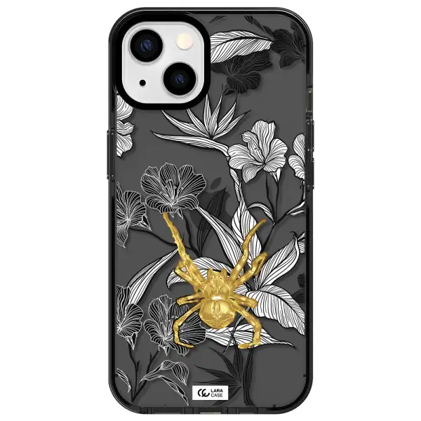 Golden Spider Apple iPhone 13 impact Smoke Black Case