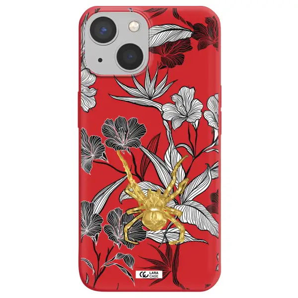 Golden Spider Apple iPhone 13 mini Silicone Imperial Red Case
